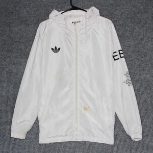 Adidas Yeezy Season 6 Windbreaker Jacket‎ White Black Logo Mens Size M